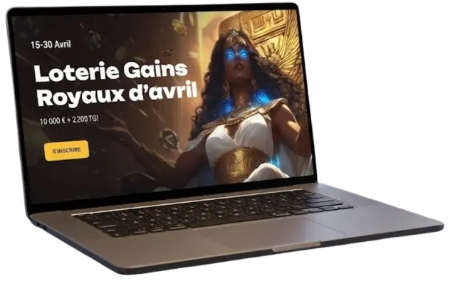 Ordinateur portable avec bannière Amonbet offrant des bonus pour attirer les nouveaux parieurs.